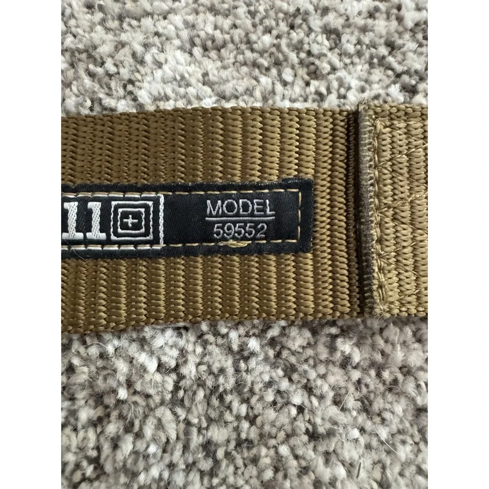 5.11 Tactical Belt Mens TDU Belt 59552 Trainer Nylon Rip Resist Coyote Brown LG